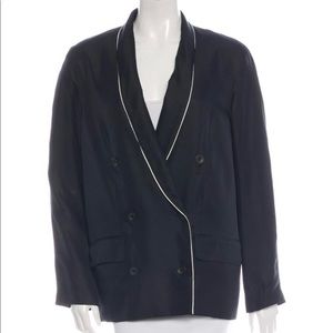 Rag and bone oversized silk blazer